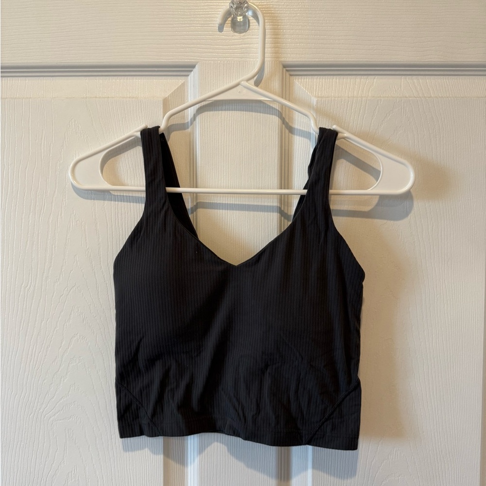 Lululemon Dark Gray Ribbed Align Tank
